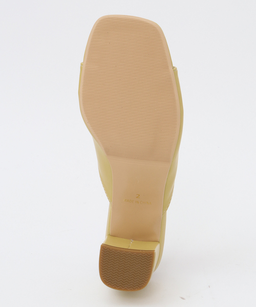 Tiara(ティアラ)の「ミュール(サンダル・レディース・イエロー/ブラック/アイボリー・S/M/L)」の7枚目の写真