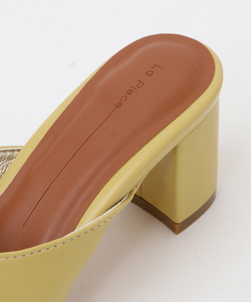 Tiara(ティアラ)の「ミュール(サンダル・レディース・イエロー/ブラック/アイボリー・S/M/L)」の8枚目の写真