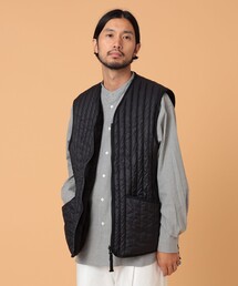 TAION BEANS LIGHTS キルティングベスト オリーブグリーン TAION BEANS LIGHTS キルティングベスト オリーブグリーン TAION