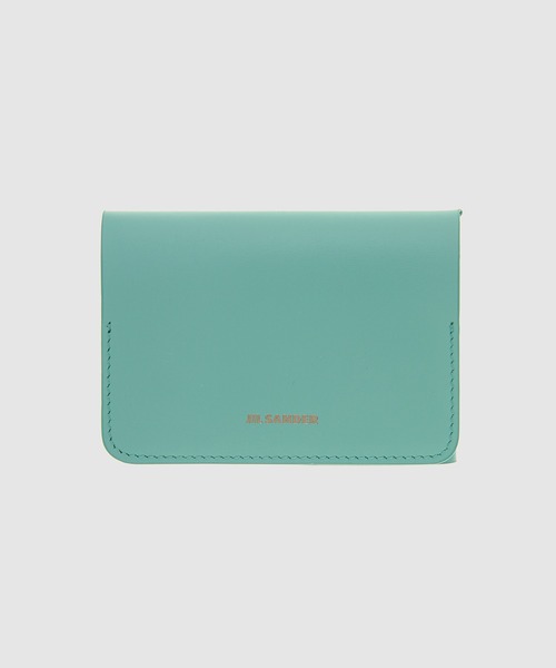 JIL SANDER(ジルサンダー)の「FOLDED CARD HOLDER(カードケース・メンズ・ベージュ系/ブラック/ターコイズブルー系・UNI)」の3枚目の写真