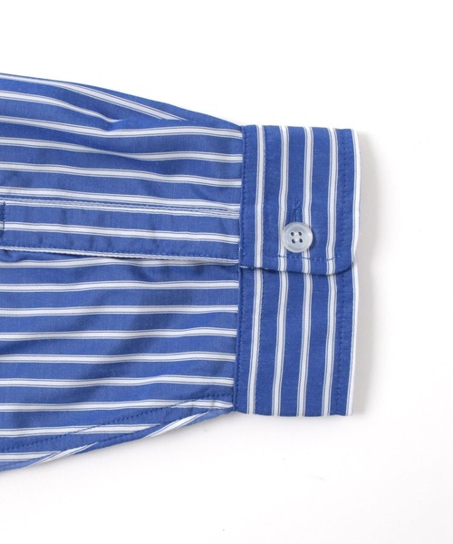 GLAZOS（グラソス）の「ストライプ・長袖シャツ（シャツ/ブラウス・キッズ・ホワイト/ブルー・170cm/140cm/160cm/150cm）」の11枚目の写真