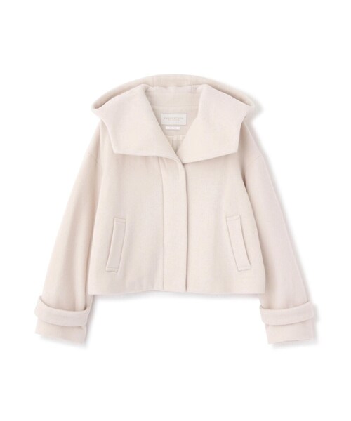 PROPORTION BODY DRESSING（プロポーションボディドレッシング）の「フード襟ショートコート / 1213255900（テーラードジャケット・レディース・ピンク/ブラック/ホワイト系その他・MEDIUM/SMALL）」の22枚目の写真