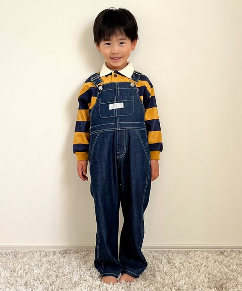 BREEZE（ブリーズ）の「【リンクコーデ可能】ラガーシャツ（Tシャツ/カットソー・キッズ・イエロー/グリーン/レッド・130/120/140/90/110/100/80）」の19枚目の写真