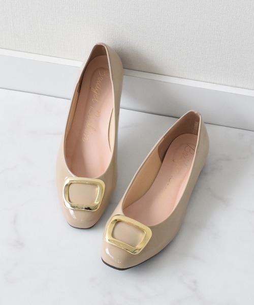 【Bridget Birkin】バックルレインフラットパンプス(534003)（レインシューズ）｜Bridget Birkin（ブリジットバーキン） 9,680円