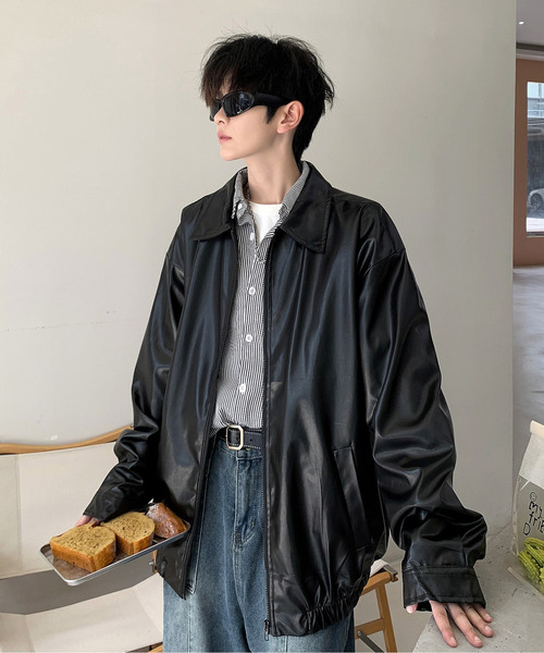 neos（ネオス）の「【neos -addictive design-】ルーズシルエット 合皮