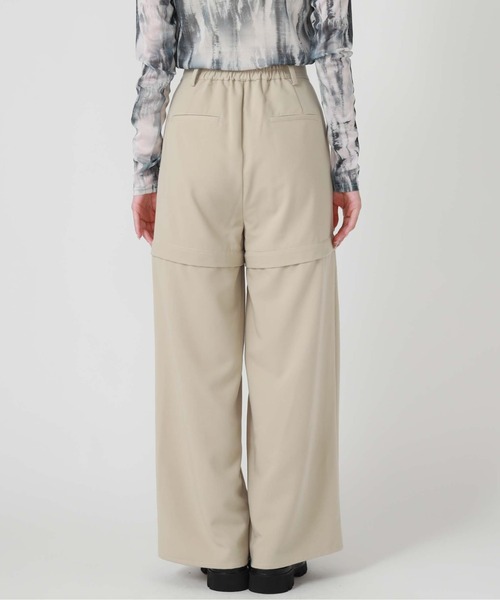 archives（アルシーヴ）の「２ｗａｙタックストレートパンツ（その他パンツ・レディース・ブラック/オリーブ/アイボリー・MEDIUM）」の14枚目の写真