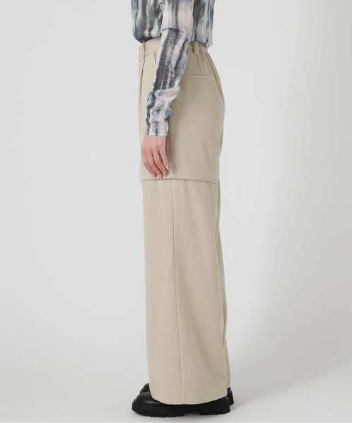 archives（アルシーヴ）の「２ｗａｙタックストレートパンツ（その他パンツ・レディース・ブラック/オリーブ/アイボリー・MEDIUM）」の15枚目の写真