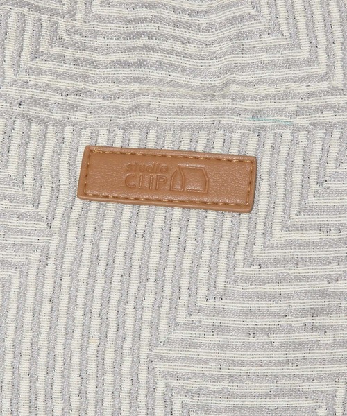 studio CLIP（スタディオクリップ）の「ジャガードロゴトートM（トートバッグ・レディース・グレー/ブラウン/イエロー・FREE）」の15枚目の写真