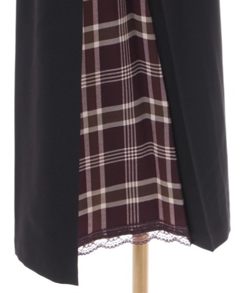 axes femme(アクシーズファム)の「サイドチェックワイドパンツ(その他パンツ・レディース・ブラック/カーキ/ワイン・FREE)」の20枚目の写真