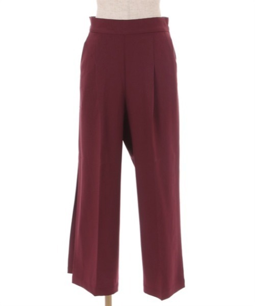 axes femme(アクシーズファム)の「サイドチェックワイドパンツ(その他パンツ・レディース・ブラック/カーキ/ワイン・FREE)」の22枚目の写真