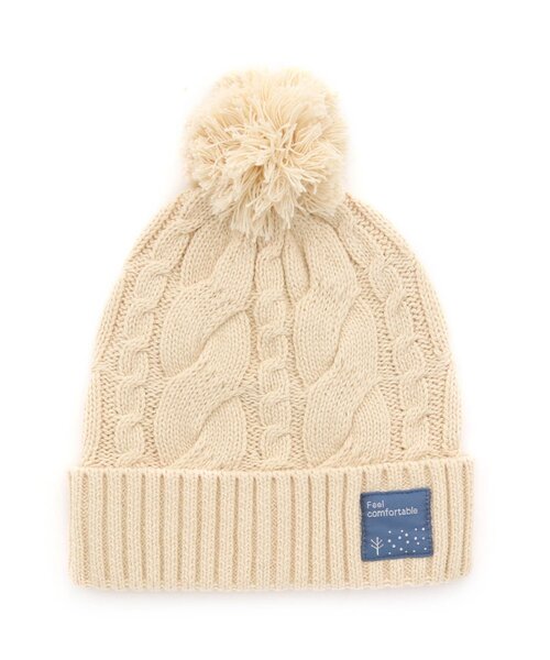 Seraph（セラフ）の「ニット帽（ニットキャップ/ビーニー・キッズ・ラベンダー/ミント/ブラウン/ベビーピンク/アイボリー・54/50/58）」の8枚目の写真