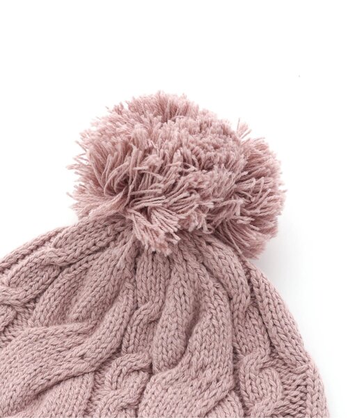 Seraph（セラフ）の「ニット帽（ニットキャップ/ビーニー・キッズ・ラベンダー/ミント/ブラウン/ベビーピンク/アイボリー・54/50/58）」の16枚目の写真