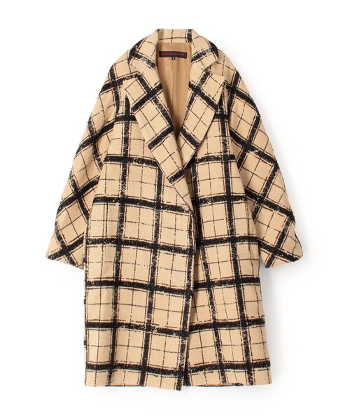 MARTIN GRANT COCOON COAT グレンチェック コクーンコート