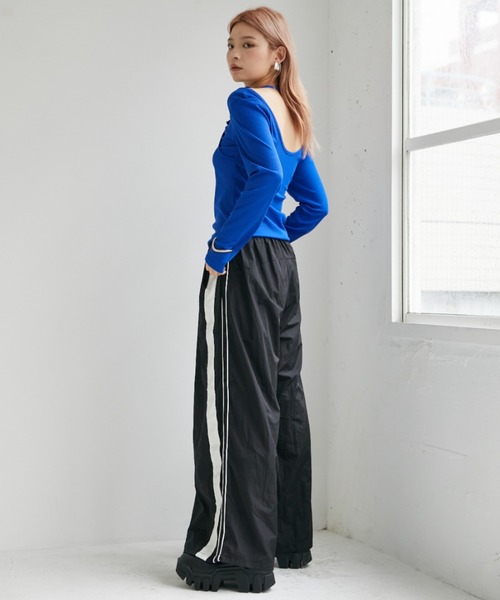SIDELINE WIDE PANTS サイドラインワイドパンツ（その他パンツ