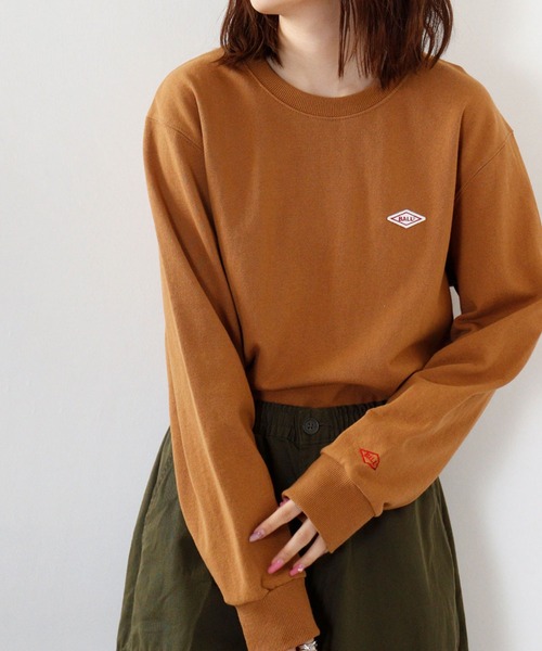 BALL（ボール）の「BALL OE裏毛ワンポイントロゴトレーナー（スウェット・メンズ・グリーン/カーキ/キャメル/ブラック/ダークグレー/ブルー/モカ/ブラウン/オフホワイト/チャコール/ネイビー/トップグレー・L/LL/M）」の12枚目の写真