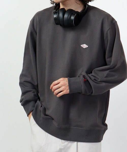 BALL（ボール）の「BALL OE裏毛ワンポイントロゴトレーナー（スウェット・メンズ・グリーン/カーキ/キャメル/ブラック/ダークグレー/ブルー/モカ/ブラウン/オフホワイト/チャコール/ネイビー/トップグレー・L/LL/M）」の4枚目の写真