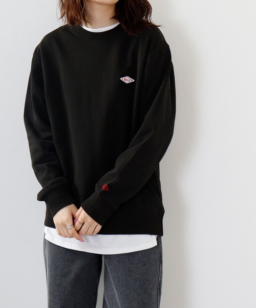 BALL（ボール）の「BALL OE裏毛ワンポイントロゴトレーナー（スウェット・メンズ・グリーン/カーキ/キャメル/ブラック/ダークグレー/ブルー/モカ/ブラウン/オフホワイト/チャコール/ネイビー/トップグレー・L/LL/M）」の18枚目の写真