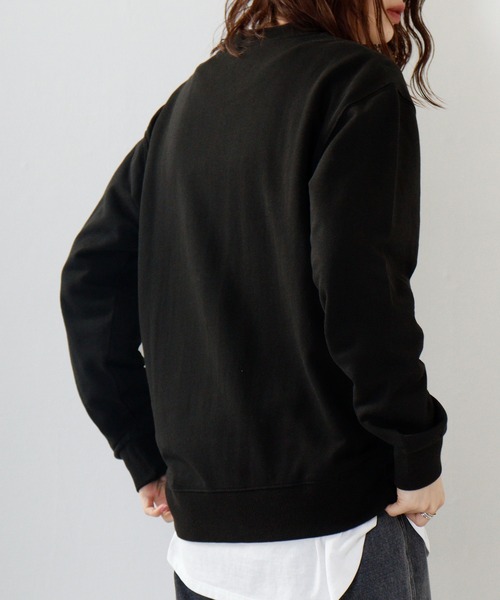 BALL（ボール）の「BALL OE裏毛ワンポイントロゴトレーナー（スウェット・メンズ・グリーン/カーキ/キャメル/ブラック/ダークグレー/ブルー/モカ/ブラウン/オフホワイト/チャコール/ネイビー/トップグレー・L/LL/M）」の20枚目の写真