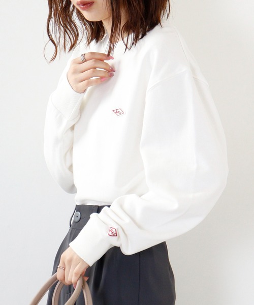 BALL（ボール）の「BALL OE裏毛ワンポイントロゴトレーナー（スウェット・メンズ・グリーン/カーキ/キャメル/ブラック/ダークグレー/ブルー/モカ/ブラウン/オフホワイト/チャコール/ネイビー/トップグレー・L/LL/M）」の14枚目の写真