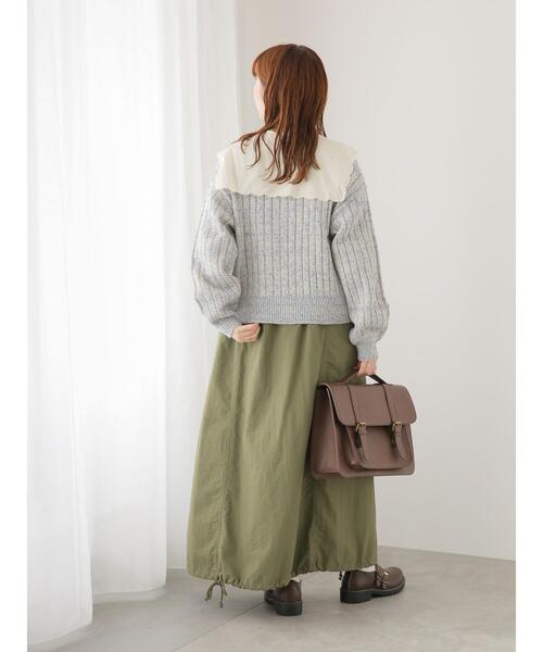 ehka sopo（エヘカソポ）の「ネップ糸クルーカーディガン