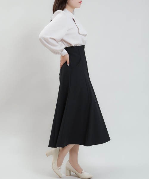 スカート Aude スカート レディース ASTORIA ODIER（アストリアオディール）の「ハイウエストジップフレア