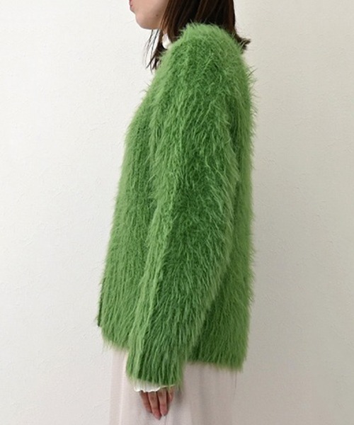 シャギーニットカーディガン（カーディガン/ボレロ）｜STYLEBLOCK（スタイルブロック）