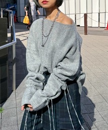 PAGEBOY | ドロストチュニックニット(ニット/セーター)