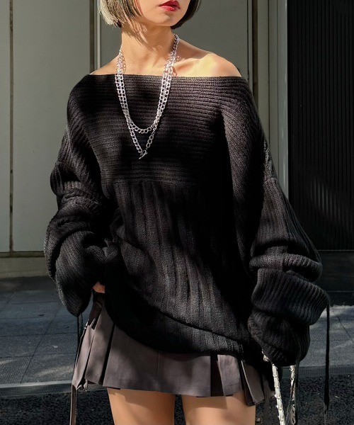 PAGEBOY（ページボーイ）の「ドロストチュニックニット（ニット