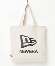 NEW ERA（ニューエラ）の「【NEW　ERA/ニューエラ】 ミニボックスロゴ＆BIGフラッグロゴデザイン キャンバストートバッグ 14L/ エコバッグ/ 2023AW（トートバッグ）」