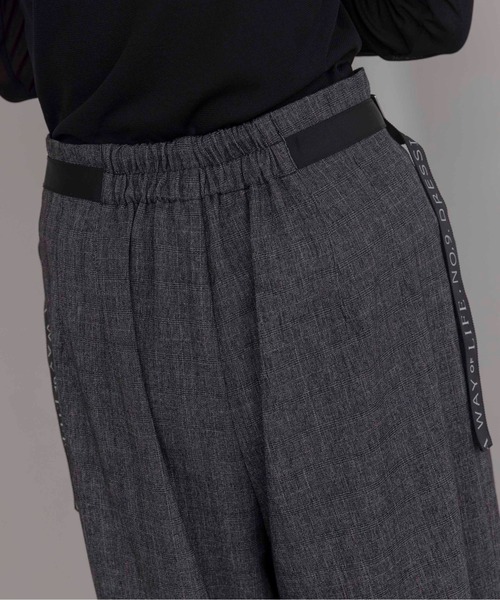 Eimee Law（エイミーロウ）の「ロゴテープベルト タックワイドパンツ（その他パンツ・レディース・ブラック/チャコールグレー/ダークベージュ/ブラウン/グレー系・38/FREE）」の20枚目の写真