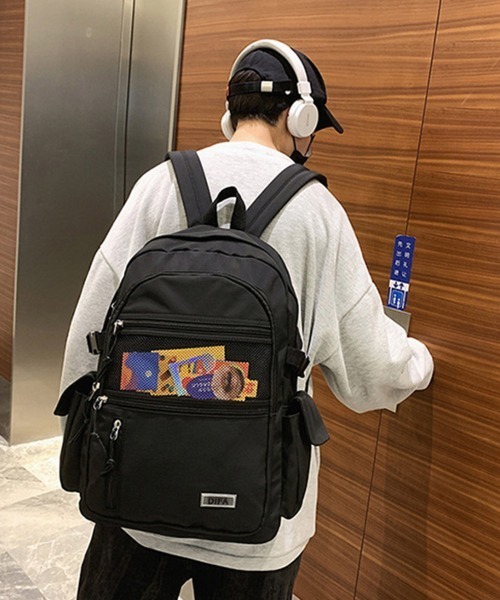 Miniministore（ミニミニストア）の「a4リュックサック レディース おしゃれ（バックパック/リュック・レディース・ラベンダー/アイボリー/ブラック・フリー）」の5枚目の写真