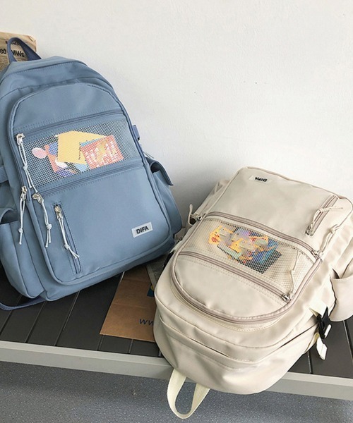 Miniministore（ミニミニストア）の「a4リュックサック レディース おしゃれ（バックパック/リュック・レディース・ラベンダー/アイボリー/ブラック・フリー）」の13枚目の写真