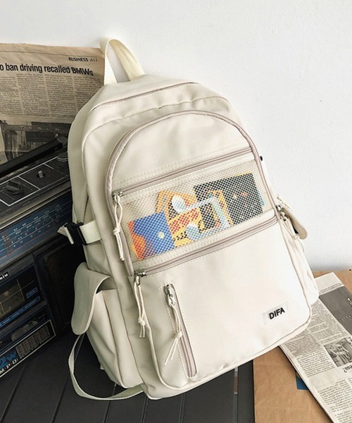 Miniministore（ミニミニストア）の「a4リュックサック レディース おしゃれ（バックパック/リュック・レディース・ラベンダー/アイボリー/ブラック・フリー）」の15枚目の写真