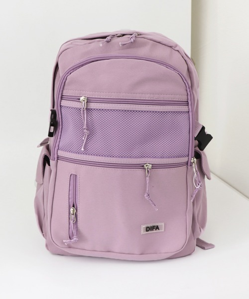 Miniministore（ミニミニストア）の「a4リュックサック レディース おしゃれ（バックパック/リュック・レディース・ラベンダー/アイボリー/ブラック・フリー）」の18枚目の写真