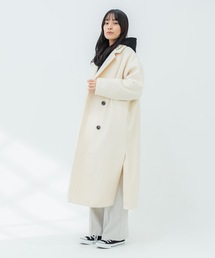ONE DAY Select / メルトン オーバーサイズ チェスターコート