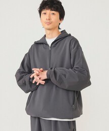 BEAMS（ビームス）の「BEAMS / レイズド ハーフジップ フーディ（パーカー）」