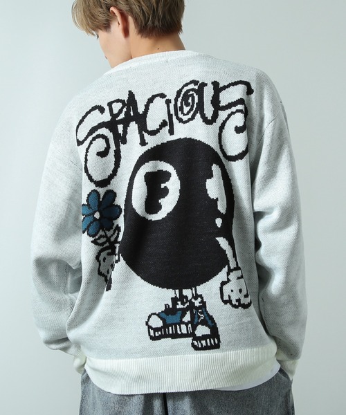 improves（インプローブス）の「グラフィック ジャガード クルーネック