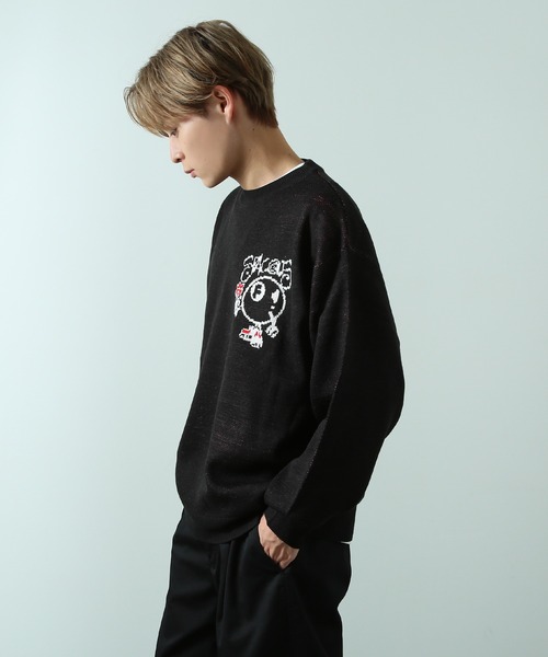 improves（インプローブス）の「グラフィック ジャガード クルーネック