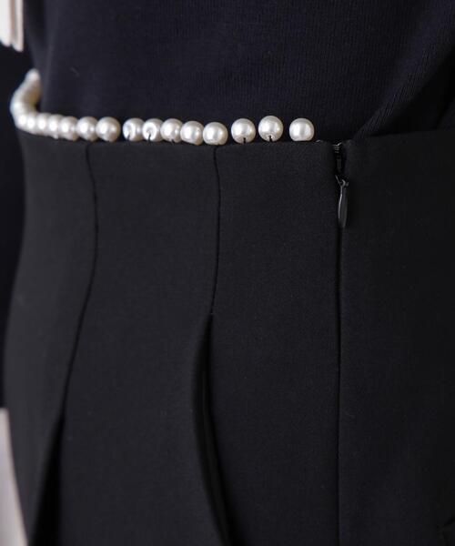 PROPORTION BODY DRESSING（プロポーションボディドレッシング）の「ウエストパールパンツ / 1214130001（その他パンツ・レディース・オフホワイト/ブラック・MEDIUM/SMALL）」の15枚目の写真