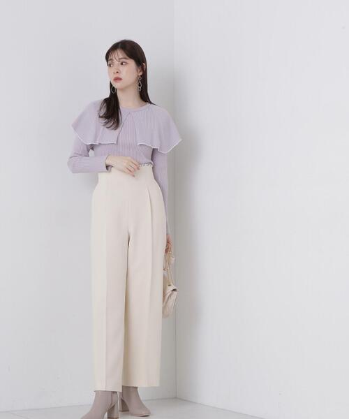 PROPORTION BODY DRESSING（プロポーションボディドレッシング）の「ウエストパールパンツ / 1214130001（その他パンツ・レディース・オフホワイト/ブラック・MEDIUM/SMALL）」の20枚目の写真