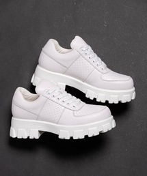 endevice（エンデヴァイス）の「ハイソール レザー ロートップスニーカー（スニーカー）」