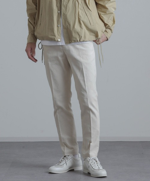 NANO universe(ナノユニバース)の「【WEB限定】コーデュロイテーパードスラックス(スラックス・メンズ・ブラック/オフホワイト/ネイビー/ベージュ/ダークブラウン・マルチサイズ)」の16枚目の写真