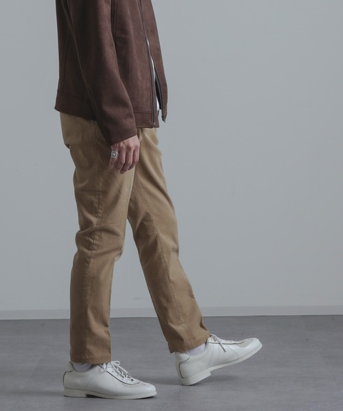 NANO universe(ナノユニバース)の「【WEB限定】コーデュロイテーパードスラックス(スラックス・メンズ・ブラック/オフホワイト/ネイビー/ベージュ/ダークブラウン・マルチサイズ)」の21枚目の写真