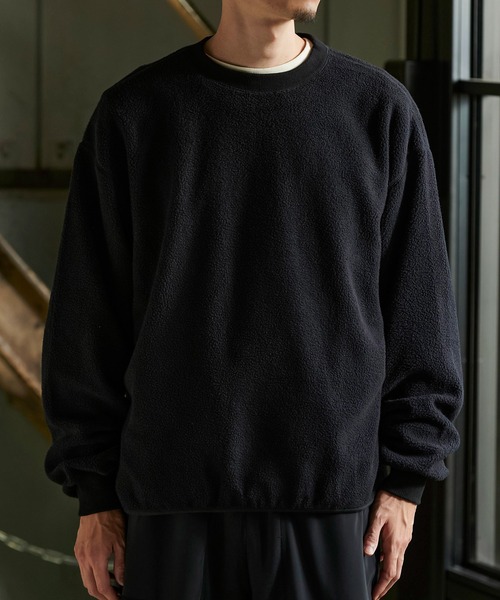 GORDON MILLER(ゴードンミラー)の「GORDON MILLER(ゴードンミラー) リバーシブルスウェットクルーネック 005(スウェット・メンズ・ブラック/ライトベージュ・L/M)」の10枚目の写真
