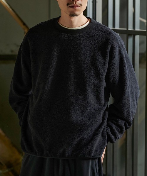 GORDON MILLER(ゴードンミラー)の「GORDON MILLER(ゴードンミラー) リバーシブルスウェットクルーネック 005(スウェット・メンズ・ブラック/ライトベージュ・L/M)」の9枚目の写真