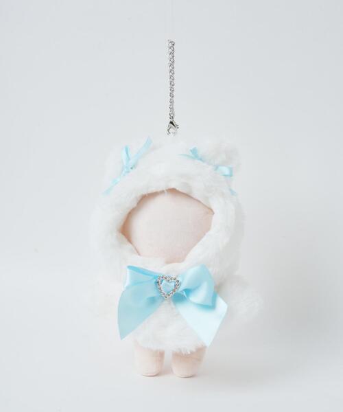 WEGO（ウィゴー）の「WEGO/ぬいアニマル着ぐるみケープ（キーホルダー・レディース・その他1/その他3/その他2/その他4・FREE）」の3枚目の写真