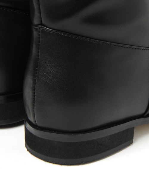 BABYLONE（バビロン）の「[OT]ミドルブーツ（ブーツ・レディース・サンドグレー/ブラック・36/38/37）」の10枚目の写真