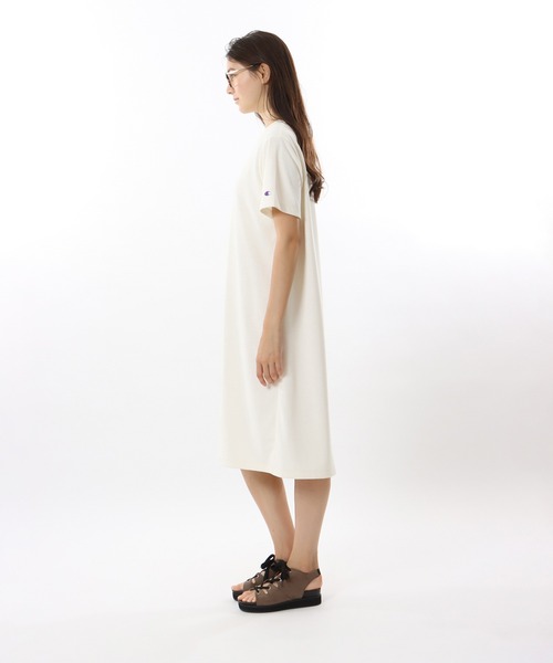 Champion(チャンピオン)の「【Champion/チャンピオン】レディース ワンピース(ワンピース・レディース・オフホワイト/ダークグリーン/ブラック・MEDIUM/LARGE)」の5枚目の写真