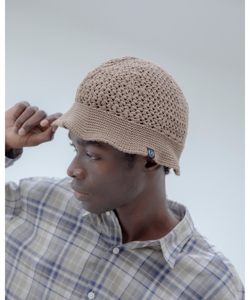 uniform experiment(ユニフォームエクスペリメント)の「KNIT HAT(ハット・メンズ・カーキ/ベージュ/ブラック・FREE)」の7枚目の写真