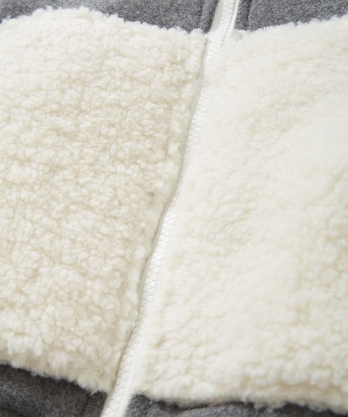 soduk(スドーク)の「boa pocket blouson(ブルゾン・レディース・グレー・ONE SIZE)」の5枚目の写真